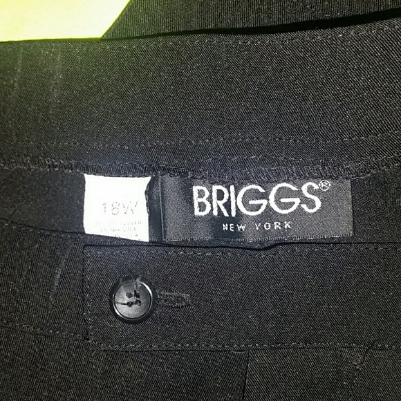 18W Black Dress pants Brooks New York
