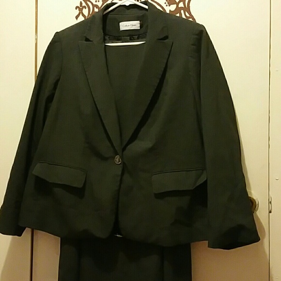 Gray Calvin Klein suit (Plus Size)