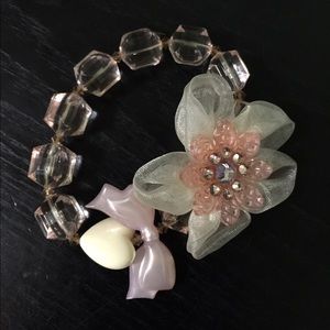 Tarina Tarantino Organza Flower Bracelet