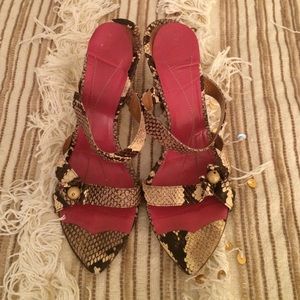 Kate Spade Lidia snake skin heel