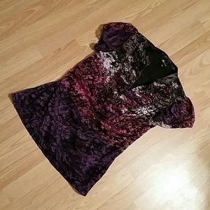 Purple Lace Ombre' Top