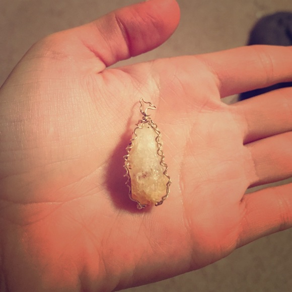 Handmade rock pendant