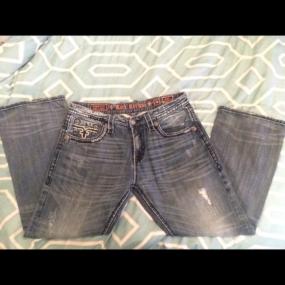 SOLD Men's Rock Revival Aiden Relaxed Jean - Picture 2 of 4