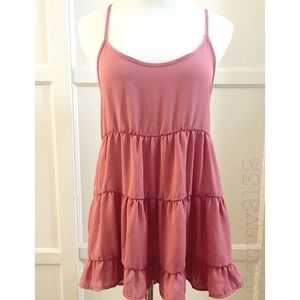 •SOLD•Brandy Melville Rose Rayon Jada Dress