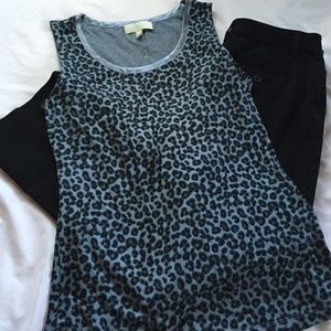 Banana Republic Animal Print Tank Top