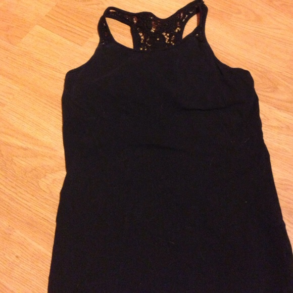 Black tank- top