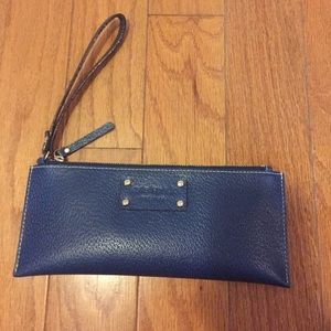 Blue kate spade wallet/clutch
