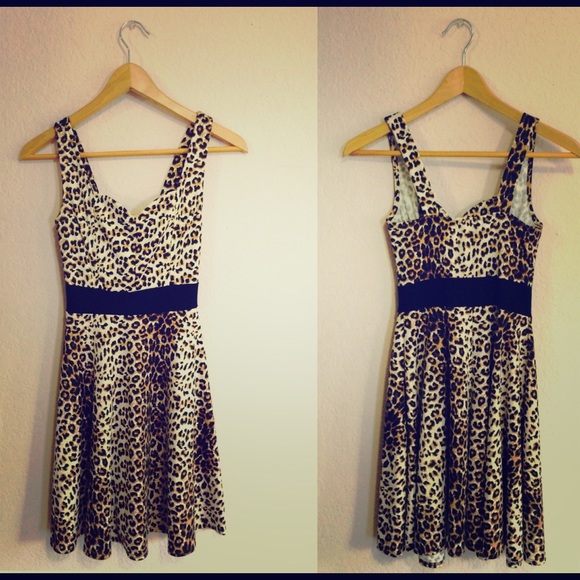 Cheetah print dress