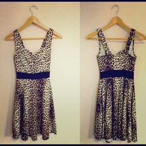 Cheetah print dress