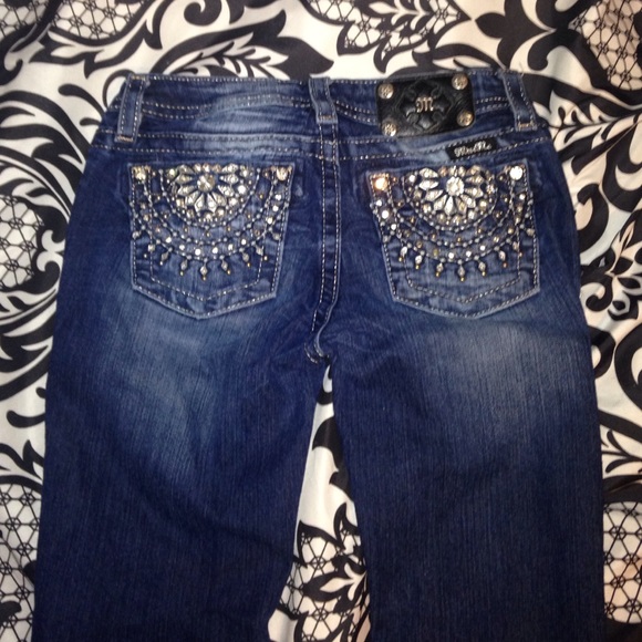 size 14 skinny jean miss me's in girls