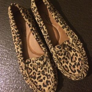 Lucky Brand Leopard Print Loafers