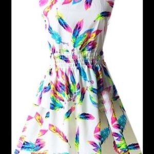 Sleeveless chiffon dress