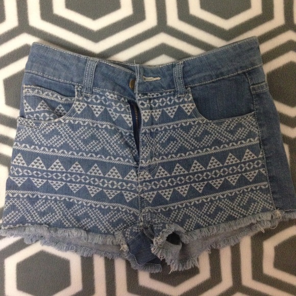 denim shorts