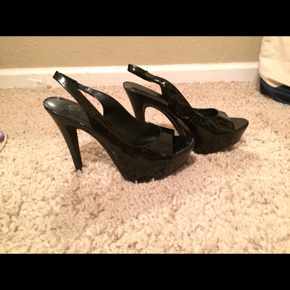 Jessica Simpson platform heels
