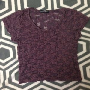 brandy Melville crop lace