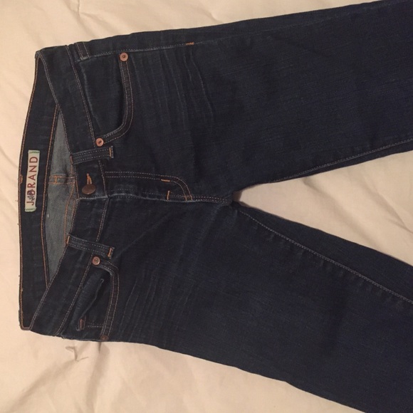 Boot cut jeans.