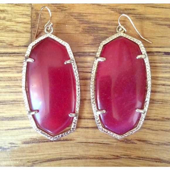 Kendra Scott Red Danielle Earrings