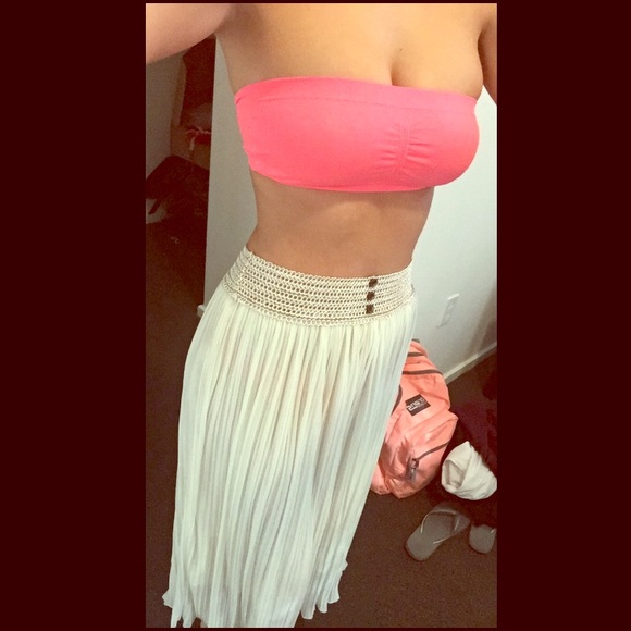 Cream Maxi Skirt Windsor