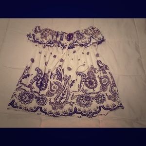 Fun and flirty strapless top