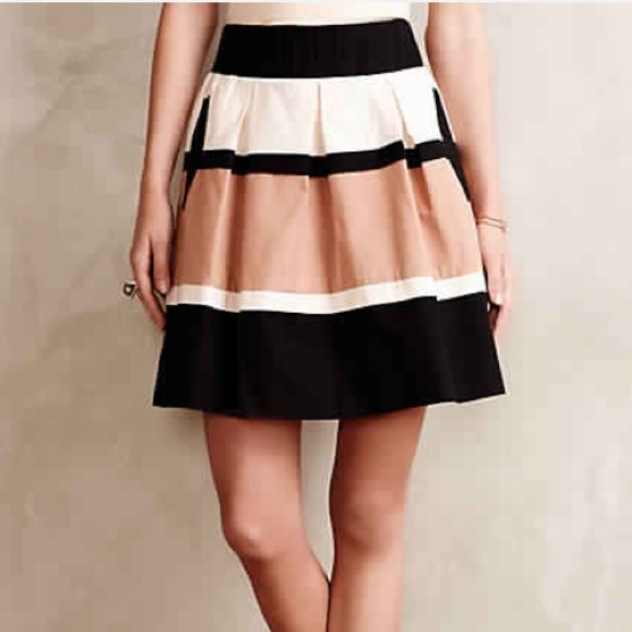 Anthropologie Veldt Striped Skirt