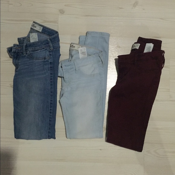 3 Pair of Hollister Jeans