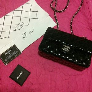 Chanel patent mini bag