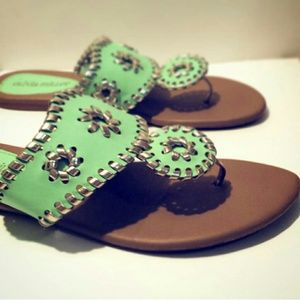 Mint Jack Rogers inspired