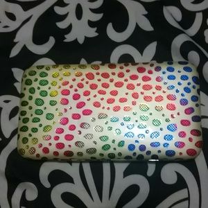 Colorful cheetah print wallet