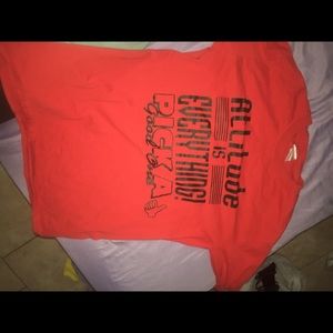 Long sleeve red shirt