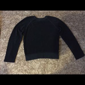 Long sleeve black Burberry shirt