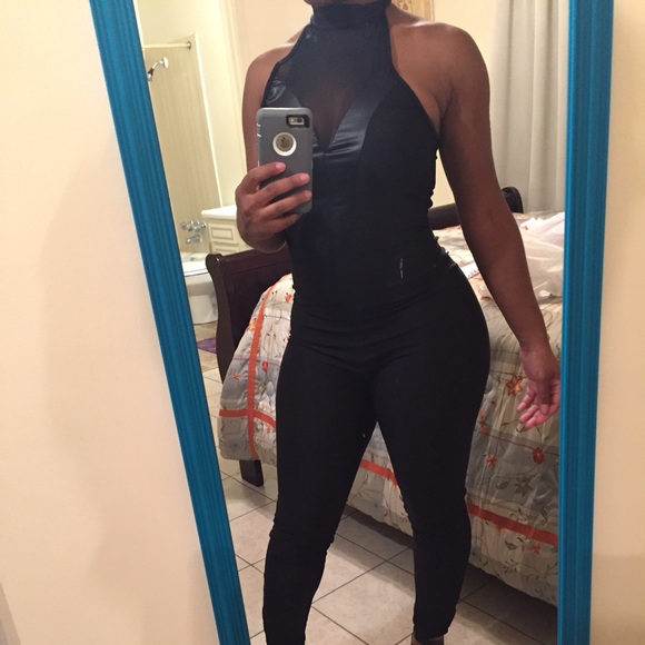 Black jumpsuit/catsuit