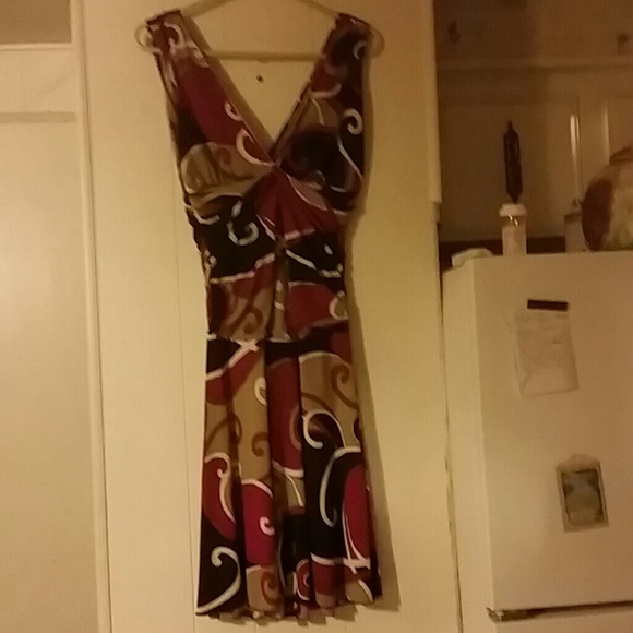 Colerfull dress also black Dress and shoes