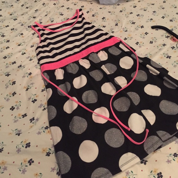 Justice funky dress with string tie in back