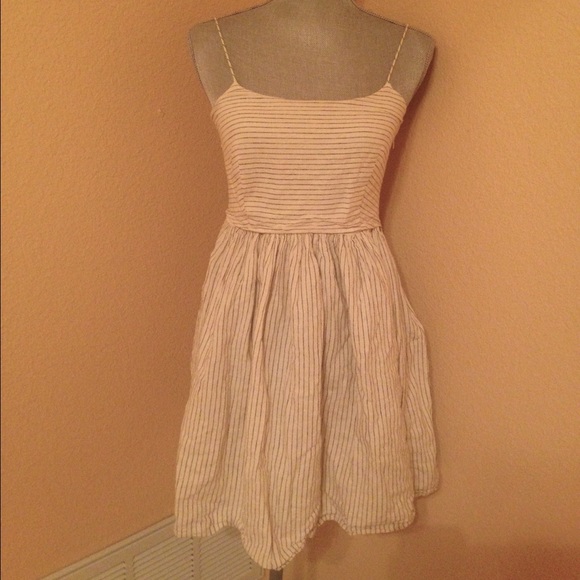 J. Crew striped dress 0