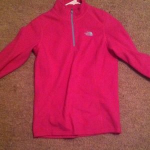 North face fuzy sweatshirt