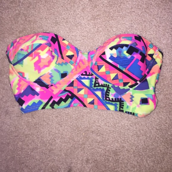 Corset bathing suite top