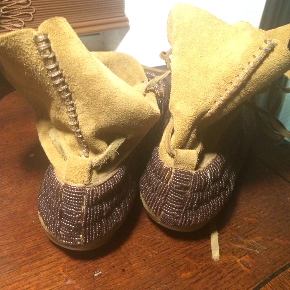 HOUSE OF HARLOW BEADED MOCCASINS 38.5 - Picture 3 of 4