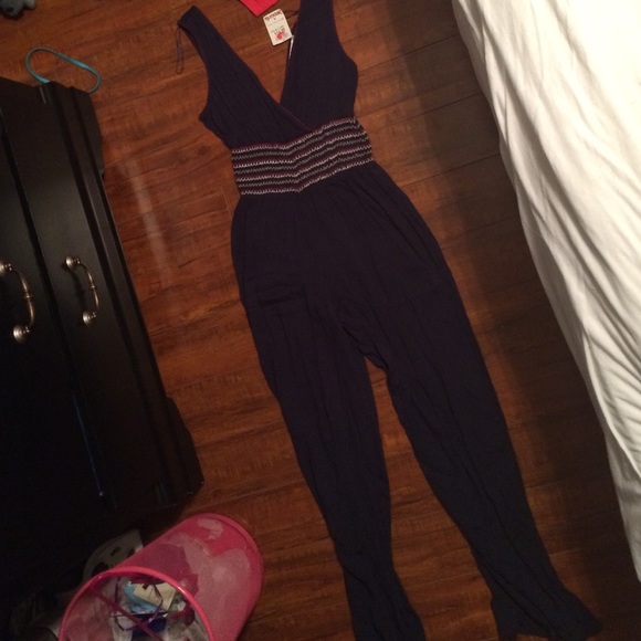 Navy Jumpsuit