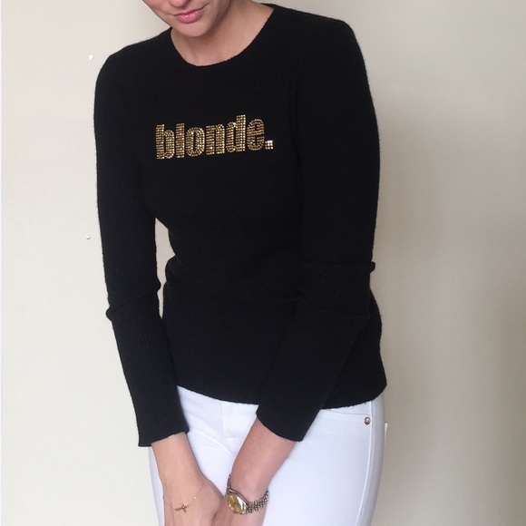 ShopBop by E.Vil 100% Cashmere Black Sweater