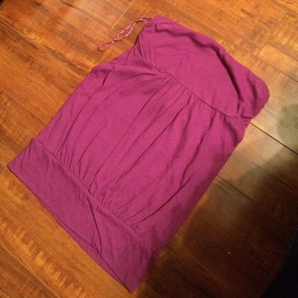 Purple tube top