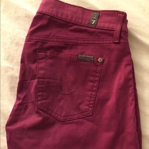 7 for all mankind Genevieve skinnies! Size 26!