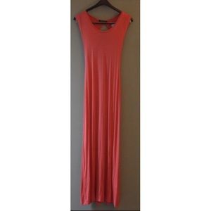 Foreign Exchange Coral Cutout Dress