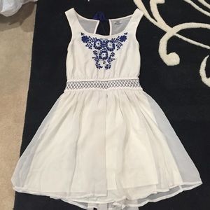 Short, off white dress from Urban