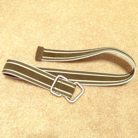 Banana Republic Suede and grossgain belt sz s