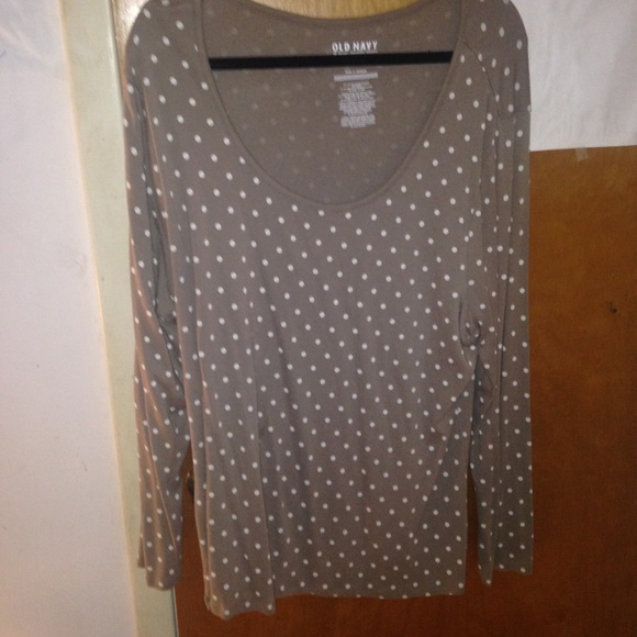 Polka dot sweater.
