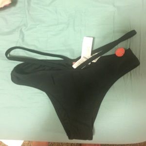 NWT black bikini bottoms