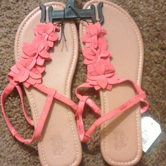 Floral sandals