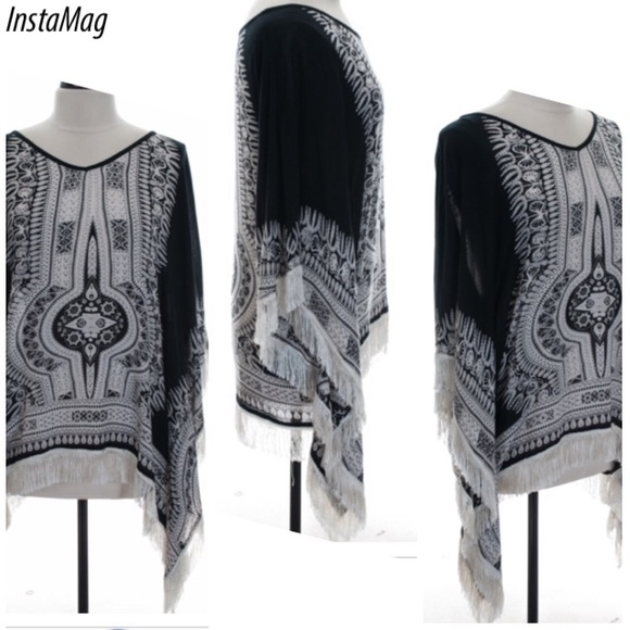 🌺HP 11/14🌺BEAUTIFUL MOROCCAN STITCHED TOP - Picture 3 of 3