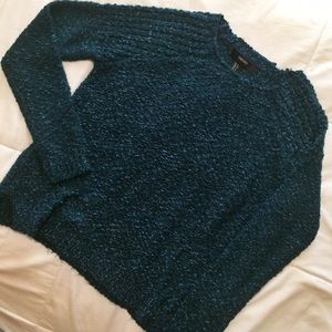 dark green sweater