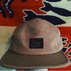 Obey five panel hat!